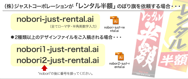 のぼり旗 ファイル名
