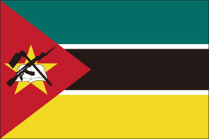 モザンビーク共和国ののぼり旗デザイン