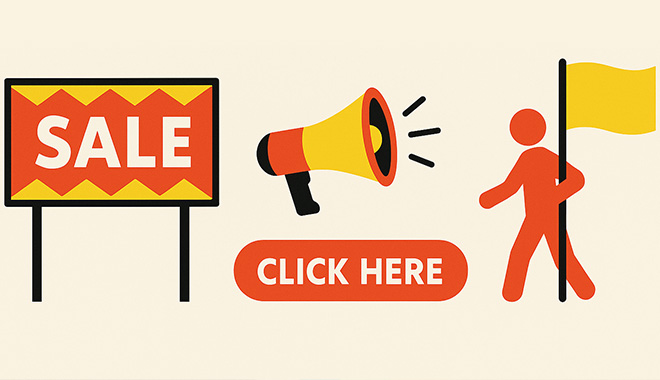 視認性の高い色の組み合わせとは?のぼり旗を目立たせる方法を紹介 目立つ色の活用法と実践例