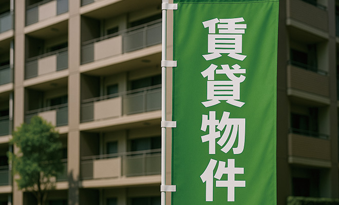 不動産のぼり旗 賃貸物件用