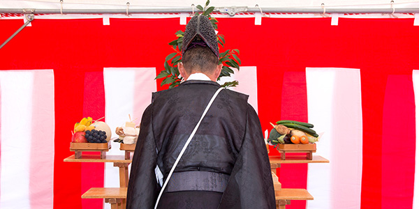 紅白幕 竣工式・地鎮祭