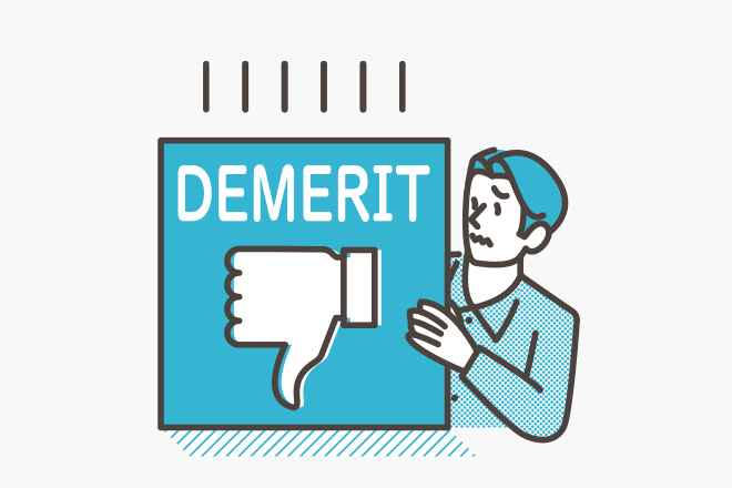 ファブリックサインのデメリットのイメージ