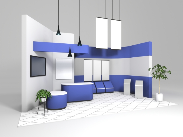 展示ブースのインテリアイメージ