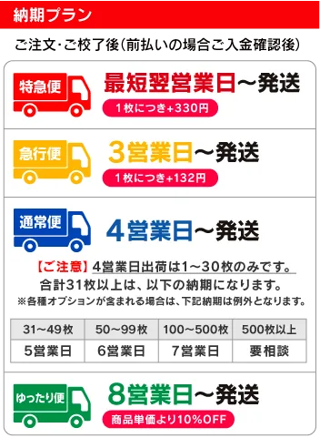 最短4-7営業日後 発送