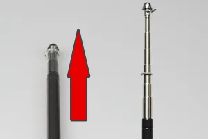 手旗用ポール 使用例1