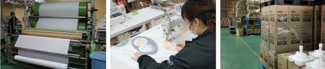 生産・縫製・出荷