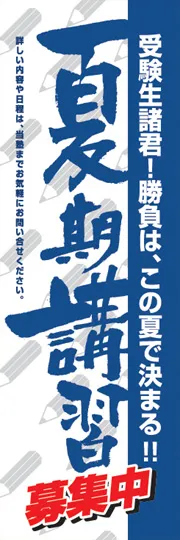 夏期講習募集中