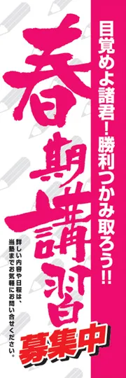 春期講習募集中