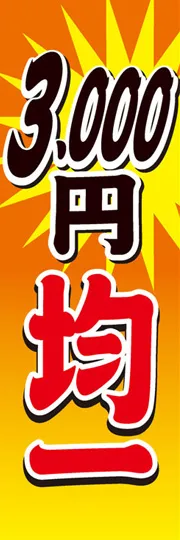 3000円均一