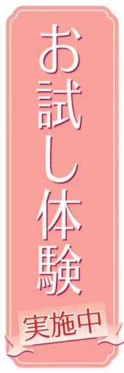 お試し体験