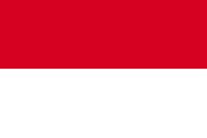 インドネシアののぼり旗デザイン