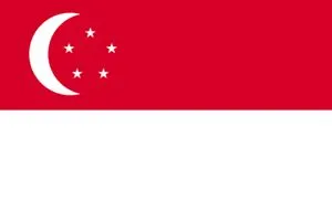 シンガポールののぼり旗デザイン