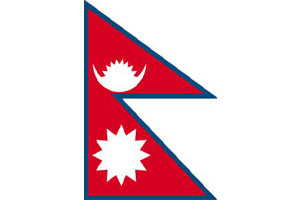 ネパールののぼり旗デザイン