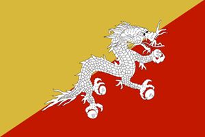 ブータンののぼり旗デザイン