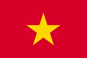 ベトナムののぼり旗デザイン