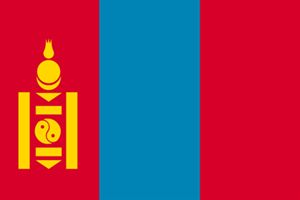 モンゴルののぼり旗デザイン