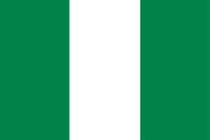 ナイジェリアののぼり旗デザイン