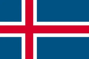 アイスランドののぼり旗デザイン