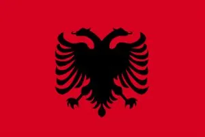 アルバニアののぼり旗デザイン