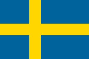 スウェーデンののぼり旗デザイン
