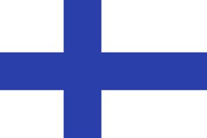 フィンランドののぼり旗デザイン