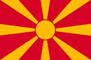 マケドニアののぼり旗デザイン