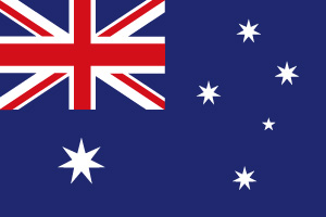 オーストラリアののぼり旗デザイン