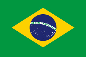 ブラジルののぼり旗デザイン