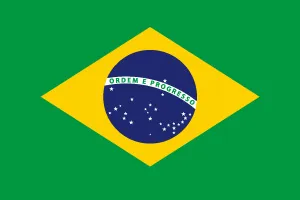 ブラジルののぼり旗デザイン
