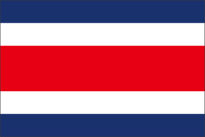 コスタリカののぼり旗デザイン