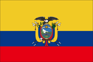 エクアドルののぼり旗デザイン