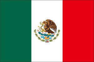 メキシコののぼり旗デザイン
