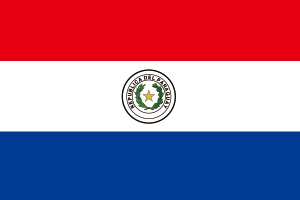 パラグアイ共和国(表)ののぼり旗デザイン