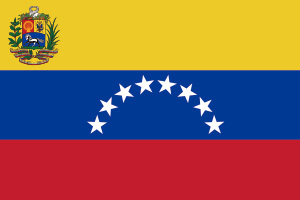 ベネズエラ(勲章あり)ののぼり旗デザイン