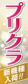 プリクラ2ののぼり旗デザイン