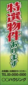 特選物件あります【名入れ】ののぼり旗デザイン
