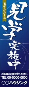 見学実施中【名入れ】ののぼり旗デザイン
