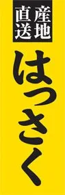 はっさくののぼり旗デザイン