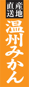 温州みかんののぼり旗デザイン