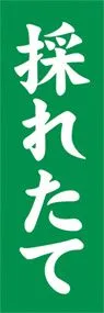 採れたてののぼり旗デザイン