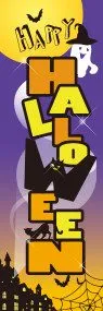 ハロウィンののぼり旗デザイン