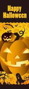 ハロウィンののぼり旗デザイン