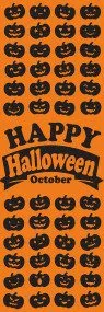 ハロウィンののぼり旗デザイン