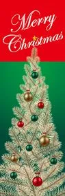 クリスマスののぼり旗デザイン