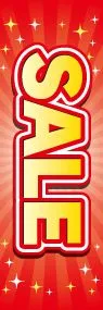 SALEののぼり旗デザイン