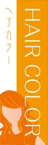 HAIR COLORののぼり旗デザイン