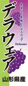 デラウェアののぼり旗デザイン