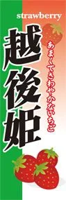 越後姫ののぼり旗デザイン