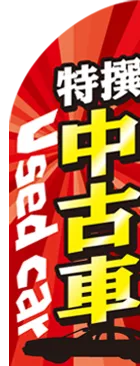 中古車1のカーブのぼりデザイン