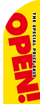 OPENのカーブのぼりデザイン